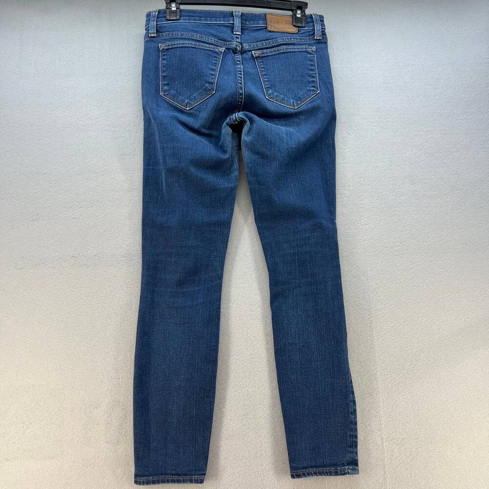 J.Crew Trademark Jeans Women's Toothpick Skinny Size 27(4) Modern Preppy Casual - Picture 2 of 12